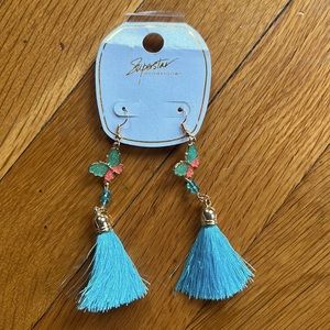 Butterfly dangle earrings